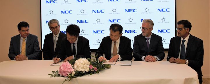 nec and star alliance sign partnership agreement